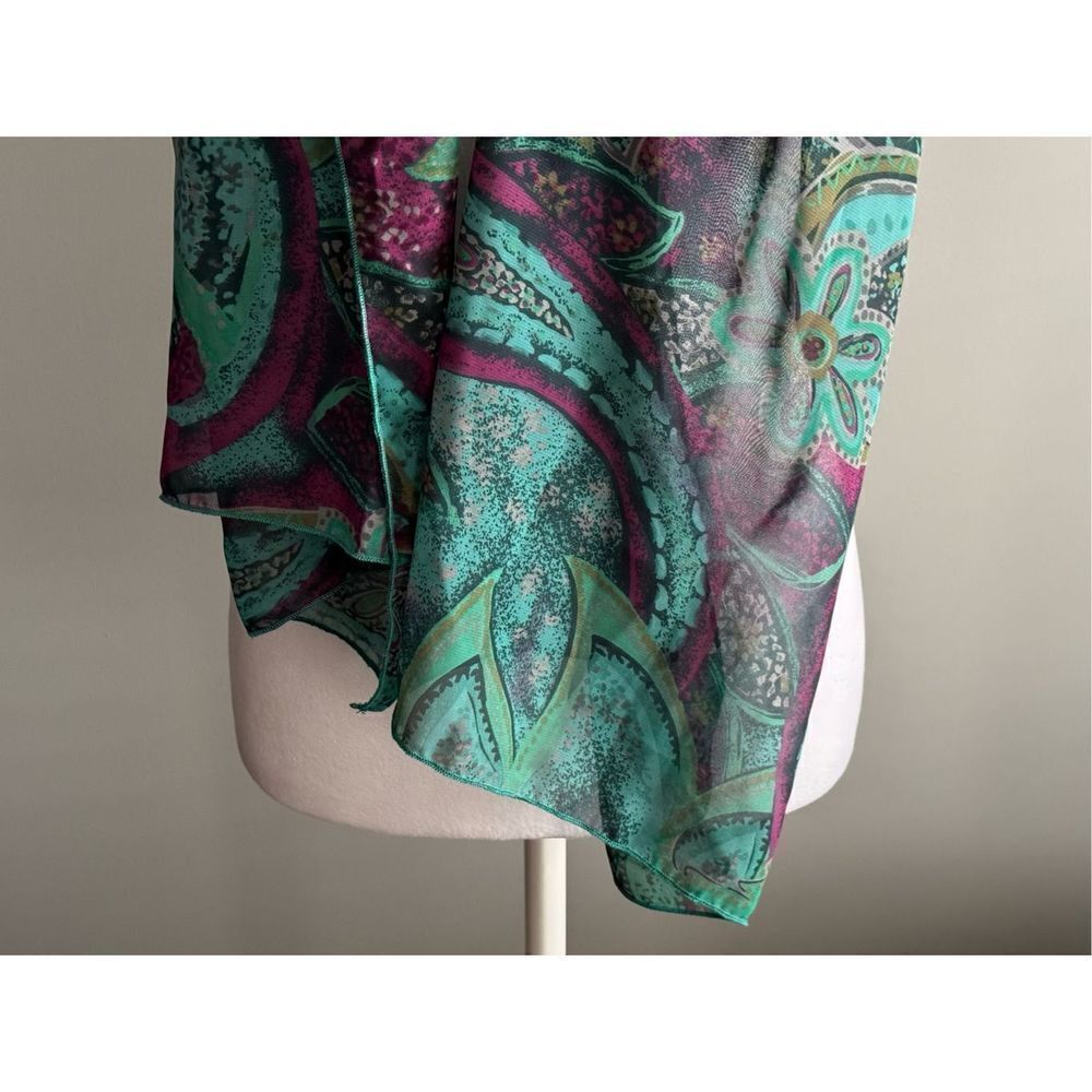 Womens Multi-Color Scarf - Picture 4 of 8